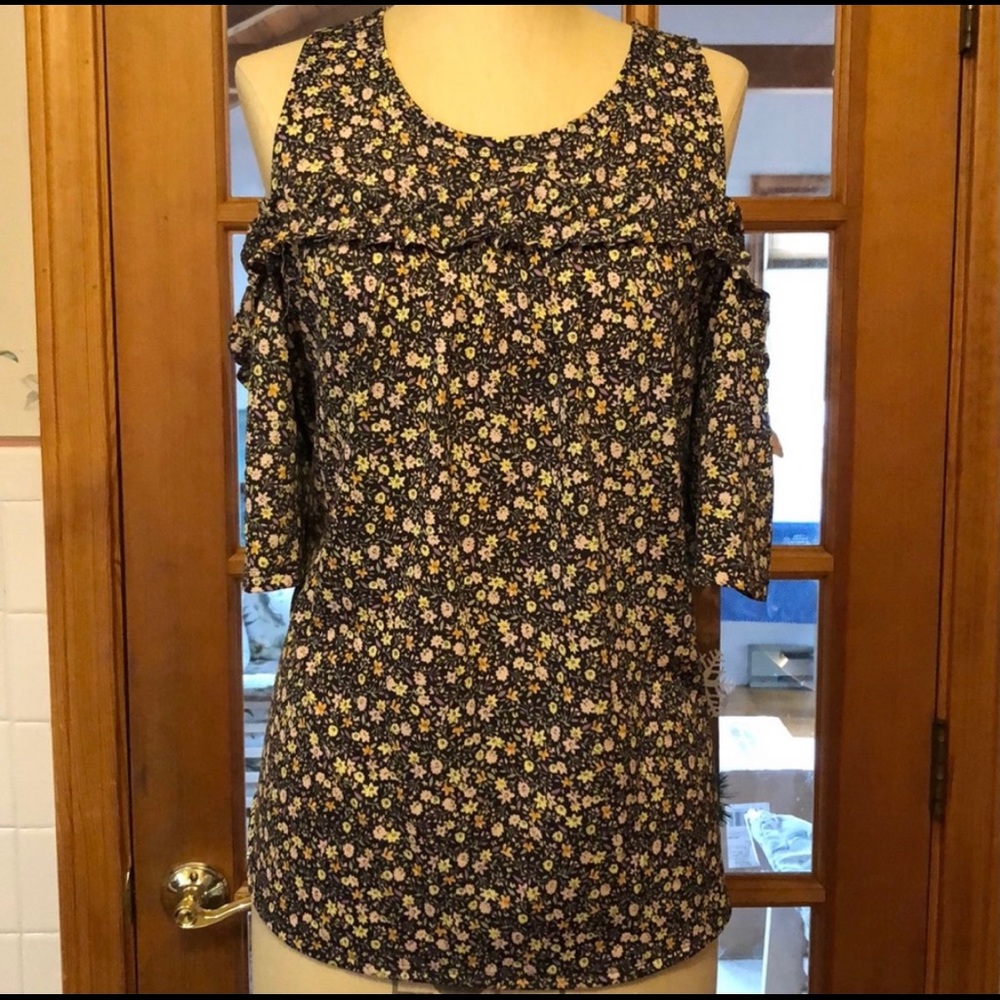 Lauren Conrad Cold Shoulder Top